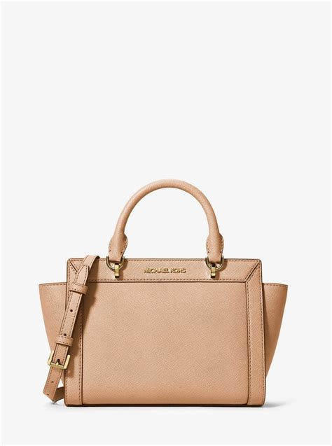 michael kors brandi small saffiano leather messenger bag|Michael Kors saffiano tote large.